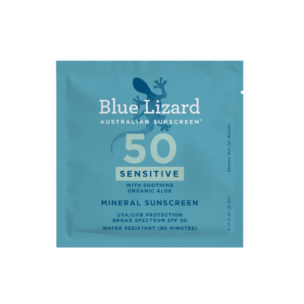 Blue Lizard Sensitive Lotion SPF 50 Sample 5 ml | NWT